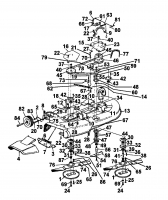 Ersatzteile Super Rasentraktoren Super 14110 Typ: 137-6820  (1987) Mähwerk 44/112cm