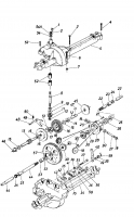 Ersatzteile Super Rasentraktoren Super 14110 Typ: 137-6820  (1987) Getriebe