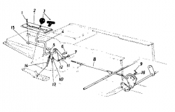 Ersatzteile Super Rasentraktoren Super 14110 Typ: 137-6820  (1987) Schalthebel