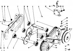 Ersatzteile Golf Motorhacken 162 MS 4 Typ: 07513.01  (1987) Kettenkasten