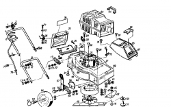 Ersatzteile Golf Elektromäher 345 HLE Typ: 02841.02  (1987) Grundgerät