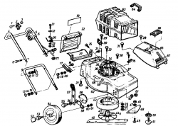 Ersatzteile Golf Elektromäher 245 HLE-ÖVE Typ: 02623.09  (1987) Grundgerät