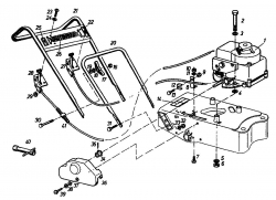 Ersatzteile Gutbrod Schneeräumer SR 800 Typ: 02888.05  (1987) Holm