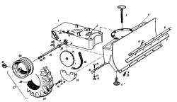 Ersatzteile Gutbrod Schneeräumer SR 800 Typ: 02888.05  (1987) Grundgerät