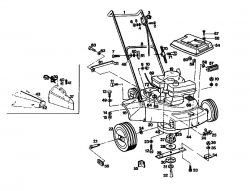 Ersatzteile Gutbrod Motormäher 135 B-BS-CH Typ: 02869.03 (1987) Grundgerät