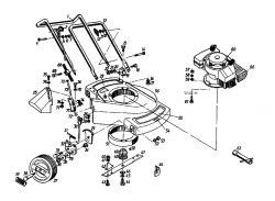 Ersatzteile Gutbrod Motormäher 135 BL 2 T Typ: 02869.06 (1987) Grundgerät