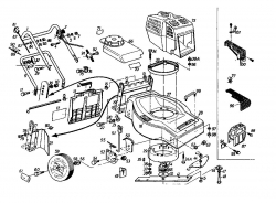 Ersatzteile Gutbrod Motormäher HB 46-2 T Typ: 02866.06  (1987) Grundgerät