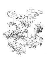 Ersatzteile Novotrac Rasentraktoren NOVOTRAC 11-76 HA Typ: 138-5420 (1988) Armaturenbrett, Motorhaube, Sitzwanne