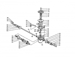 Ersatzteile Rotaro Motormäher mit Antrieb ROTARO  55 SSV Typ: 188-0159  (1988) Getriebe