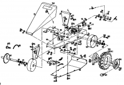 Ersatzteile Golf Balkenmäher 270 BMR 4 Typ: 07510.02  (1988) Getriebe, Räder