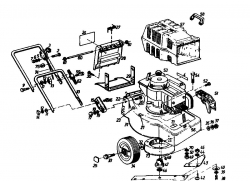 Ersatzteile Golf Motormäher 345 H 4 Typ: 02842.01 (1988) Grundgerät