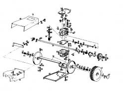 Ersatzteile Gutbrod Motormäher mit Antrieb HB 55 REL Typ: 02849.02  (1988) Getriebe