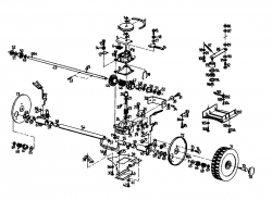 Ersatzteile Gutbrod Motormäher mit Antrieb HB 47 R Typ: 02847.01  (1988) Getriebe