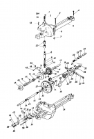 Ersatzteile MTD Rasentraktor 11/81 Typ: 139-3420  (1989) Getriebe 