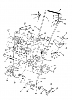 Ersatzteile MTD Motorhacke Gartentiller 3 Typ: 219-0300  (1989) Grundgerät 