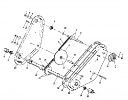 Ersatzteile MTD Motorhacke Gartentiller 5 Typ: 219-3200  (1989) Kettenkasten 