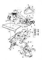 Ersatzteile MTD Motorhacke Deluxe LD Typ: 219-3860  (1989) Hackantrieb 