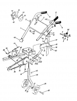 Ersatzteile MTD Motorhacke Gartentiller 5 Typ: 219-3200  (1989) Holm 