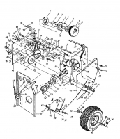 Ersatzteile Blizzard Schneefräsen N 10-71 L Typ: 319-8500  (1989) Fahrantrieb, Räder
