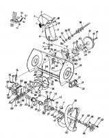 Ersatzteile Blizzard Schneefräsen N 10-71 L Typ: 319-8500  (1989) Fräsgehäuse, Schnecke, Schneckengetriebe