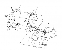 Ersatzteile MTD Motorhacke Gartentiller 3 Typ: 219-0300  (1989) Kettenkasten 