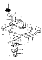 Cub Cadet Ersatzteile Kompakttraktoren 1772 1772  (1989) Pedale