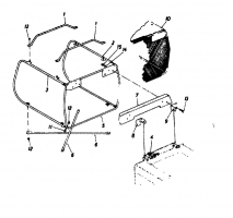 Ersatzteile Columbia Rasentraktoren RD 11/660 Typ: 139-5240  (1989) Grasfangkorb