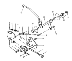 Cub Cadet Ersatzteile Kompakttraktoren 1772 1772  (1989) Mähwerksaushebung