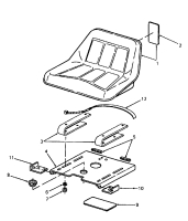 Cub Cadet Ersatzteile Kompakttraktoren 1772 1772  (1989) Sitz