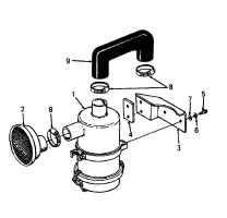 Cub Cadet Ersatzteile Kompakttraktoren 1772 1772  (1989) Luftfilter
