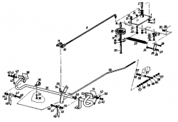 Ersatzteile Gutbrod Rasentraktoren Sprint 800 E Typ: 02840.05  (1988) Pedale