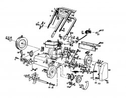 Ersatzteile Gutbrod Motorvertikutierer VS 50 A Typ: 00053.01  (1988) Grundgerät