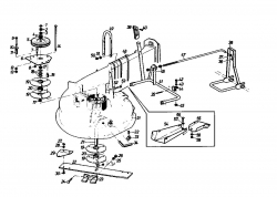 Ersatzteile Gutbrod Rasentraktoren Sprint 1000 E Typ: 02840.04  (1988) Mähwerk 66cm