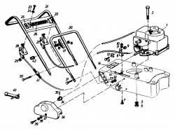 Ersatzteile Gutbrod Schneeräumer SR 800 Typ: 02888.05  (1988) Holm