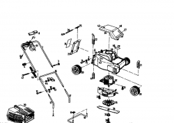 Ersatzteile Golf Elektromäher 132 HE Typ: 02845.04  (1989) Grundgerät