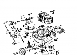 Ersatzteile Golf Motormäher 345 HL 4 Typ: 02842.02 (1989) Grundgerät