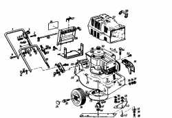 Ersatzteile Golf Motormäher 345 H 4 Typ: 02842.01  (1989) Grundgerät