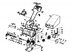 Ersatzteile Gutbrod Elektrovertikutierer VE 32 Typ: 02846.04  (1989) Grundgerät