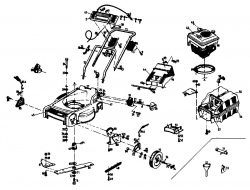 Ersatzteile Gutbrod Motormäher HB 47-4 TBS Typ: 02848.03 (1989) Grundgerät