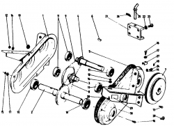 Ersatzteile Gutbrod Motorhacken MB 60-30 Typ: 07514.01  (1989) Kettenkasten