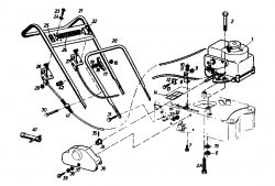 Ersatzteile Gutbrod Schneeräumer SR 800 E Typ: 02888.06  (1989) Holm