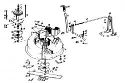 Ersatzteile Gutbrod Rasentraktoren Sprint 800 E Typ: 02840.06  (1989) Mähwerk 66cm