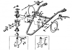 Ersatzteile Gutbrod Balkenmäher BM 100 4/BS Typ: 07507.02  (1989) Holm