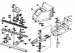 Ersatzteile Gutbrod Balkenmäher BM 710 Typ: 07515.02  (1989) Mähbalken