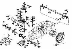 Ersatzteile Gutbrod Balkenmäher BM 710 Typ: 07515.02  (1989) Getriebe, Räder