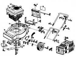 Ersatzteile Gutbrod Motormäher Turbo B-Q Typ: 02893.03 (1989) Grundgerät