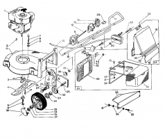 Ersatzteile Rotaro Motormäher ROTARO  40 Typ: 180-0138  (1990) Grundgerät