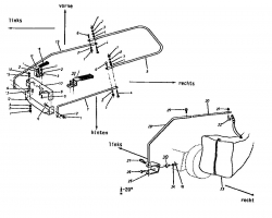 Ersatzteile Zubehör Garten- und Rasentraktoren Grasfangeinrichtung für Seitenauswerfer nur mit Anhängekupplung Typ: 190-0150 (1990) Grasfangkorb