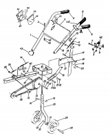 Ersatzteile MTD Motorhacke Gartentiller 5 Typ: 219-3200  (1990) Holm 