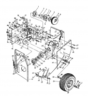 Ersatzteile Blizzard Schneefräsen N 12-71 L Typ: 310-8610  (1990) Fahrantrieb